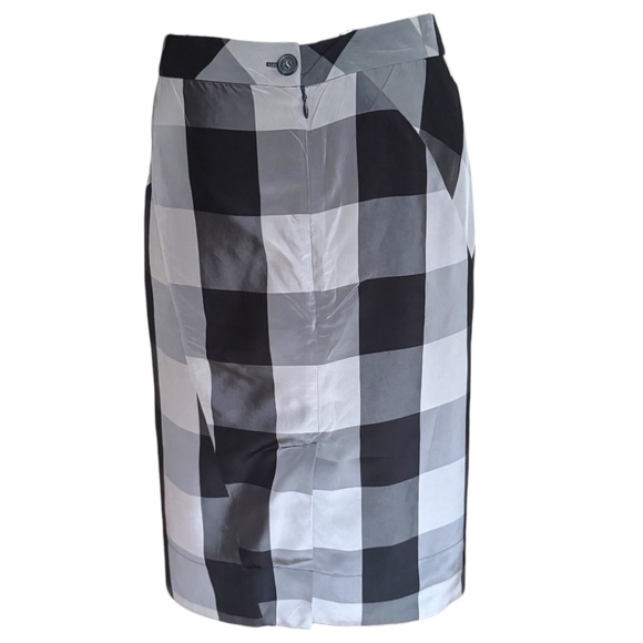 AllSaints Spitalfields Dellal Skirt – Size 10 (UK)– Sculpted Draped Check - Picture 4 of 7